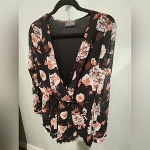 ASTR Floral Romper